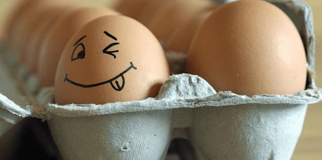eieren uitblazen